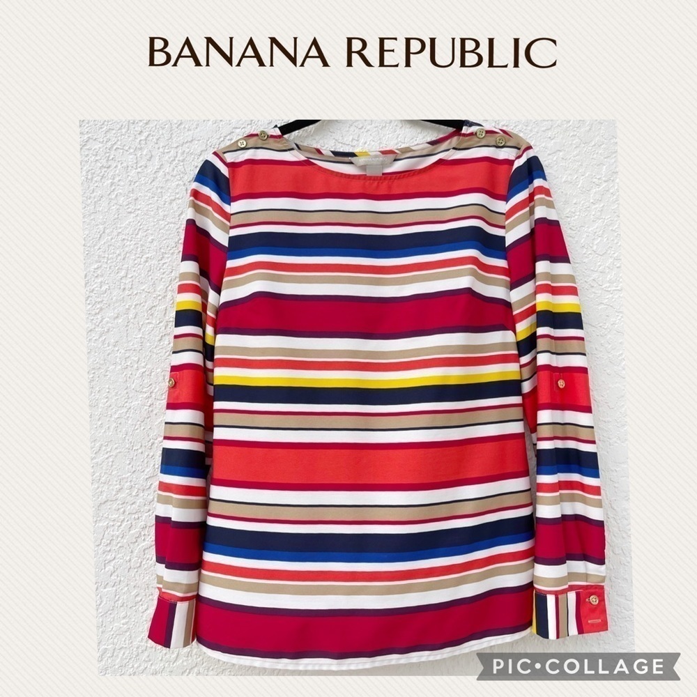 Banana Republic stripes women top